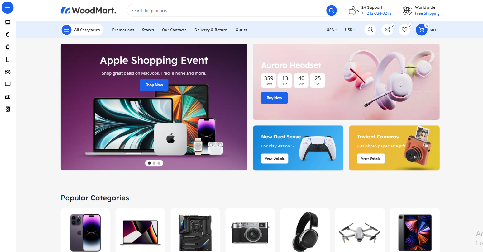 Woodmart – Modern E-commerce Platform