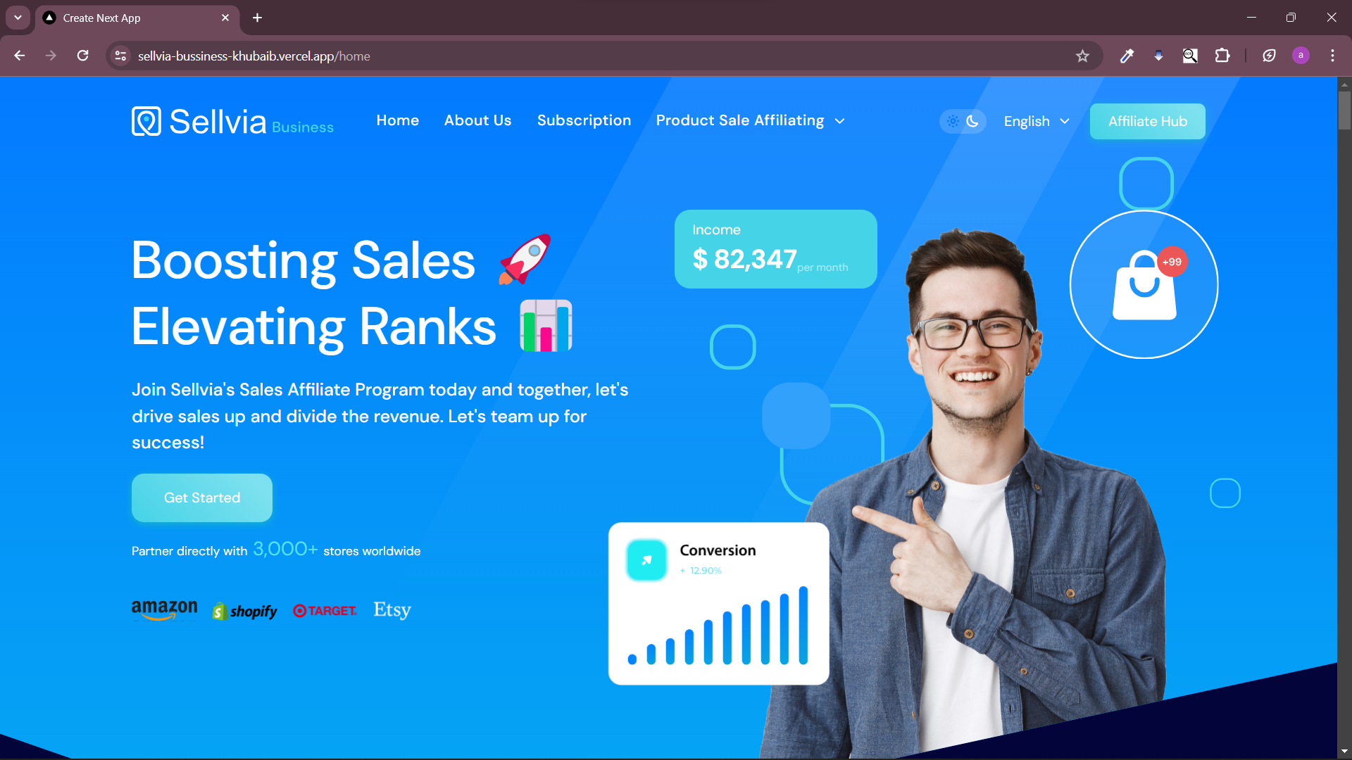 Sellvia – E-commerce Platform